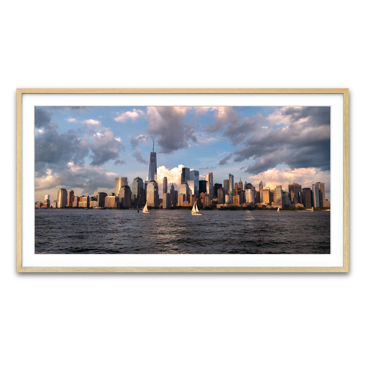 Framed Print 2x1 Natural