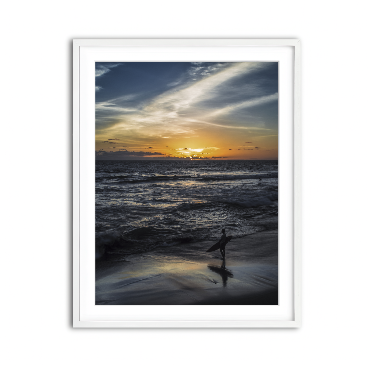 Framed Print 3x4 White