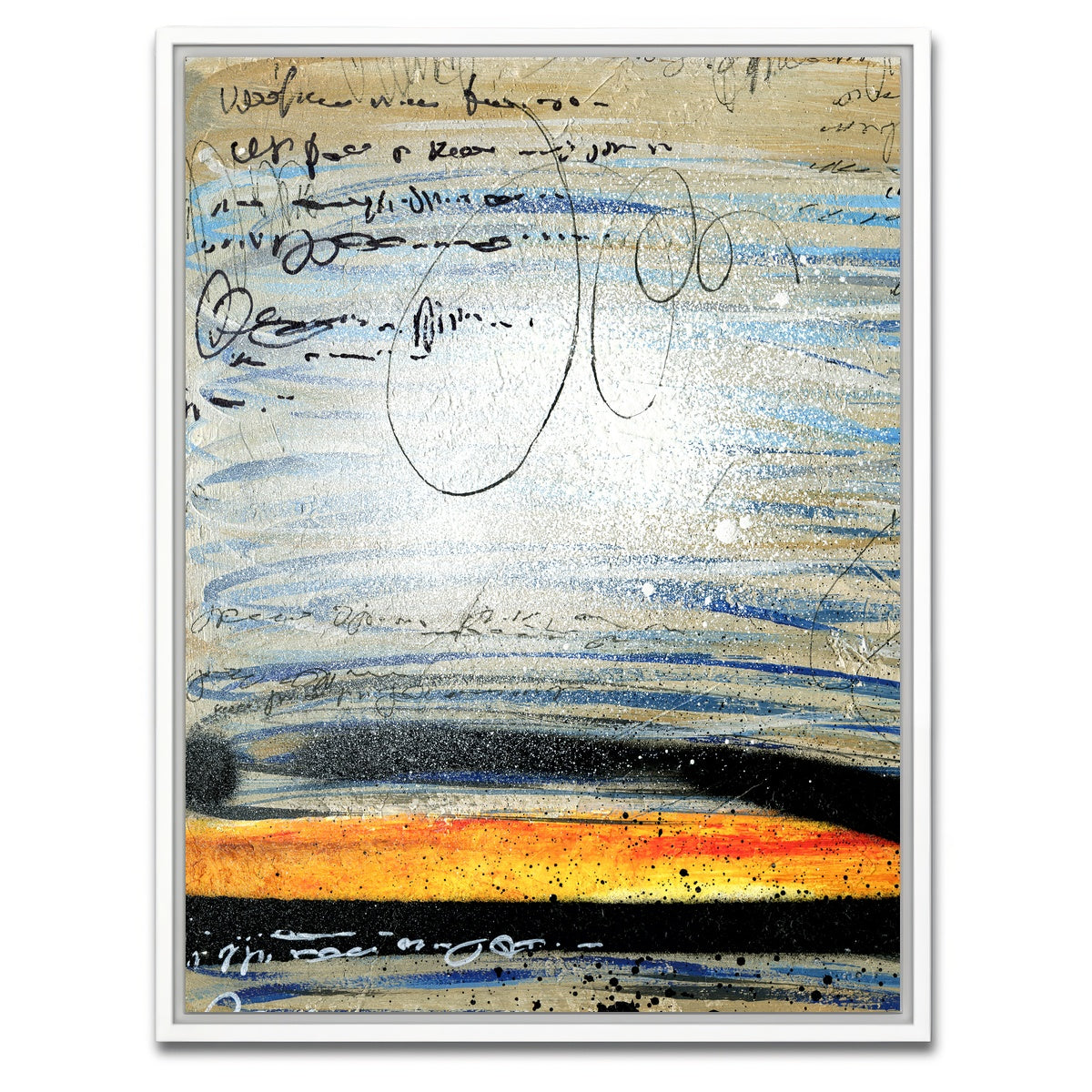 AUTO-MOCKUP WHITE | Sunset | 1 Piece | White Framed Canvas | group=3x4