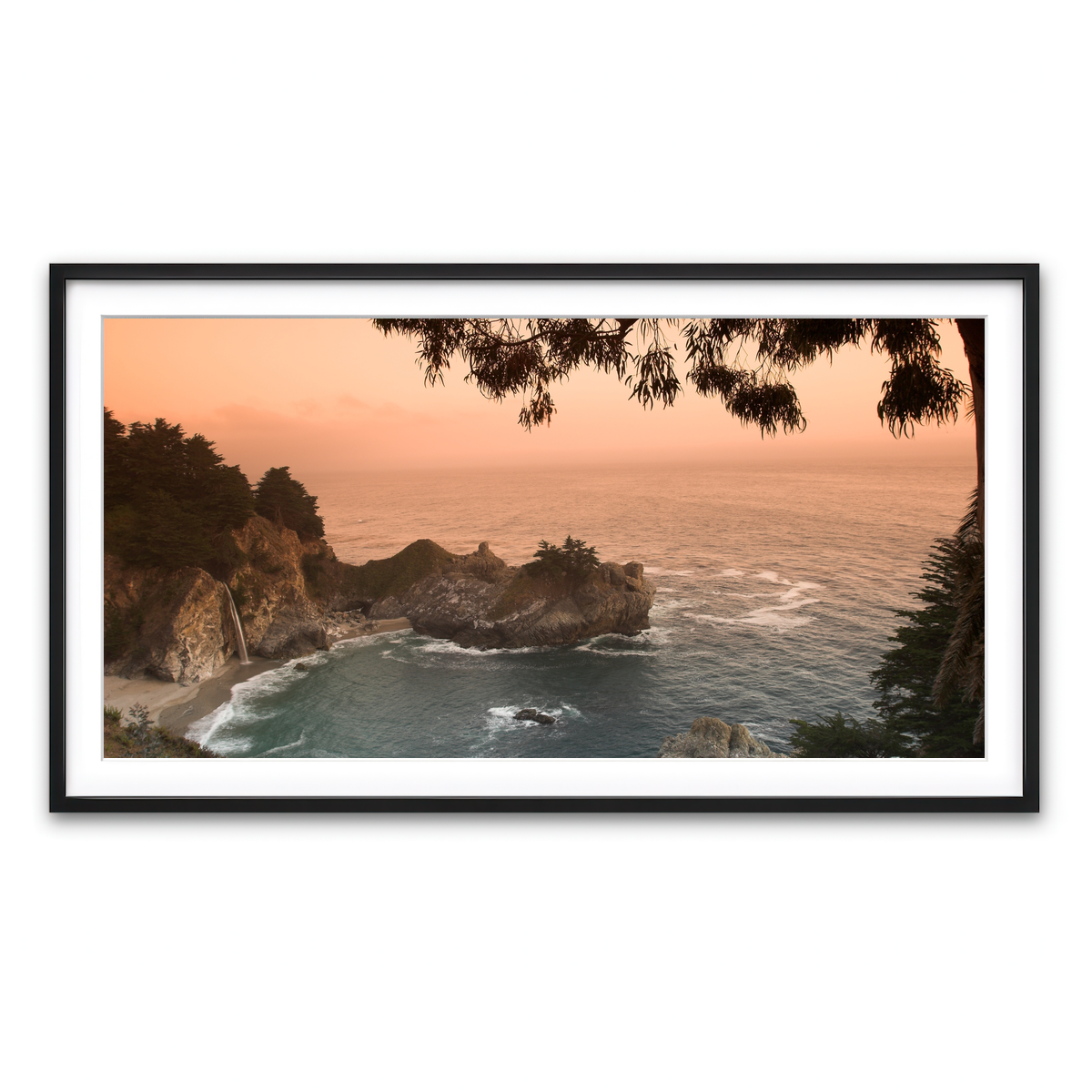 Framed Print 2x1 Black
