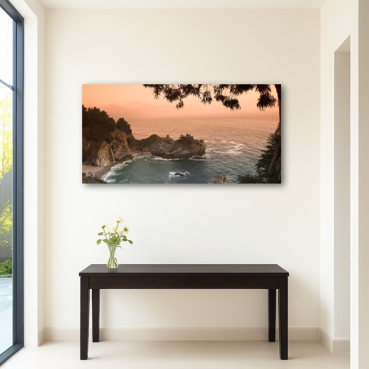 AUTO-MOCKUP ROOM | Sunset at California beach