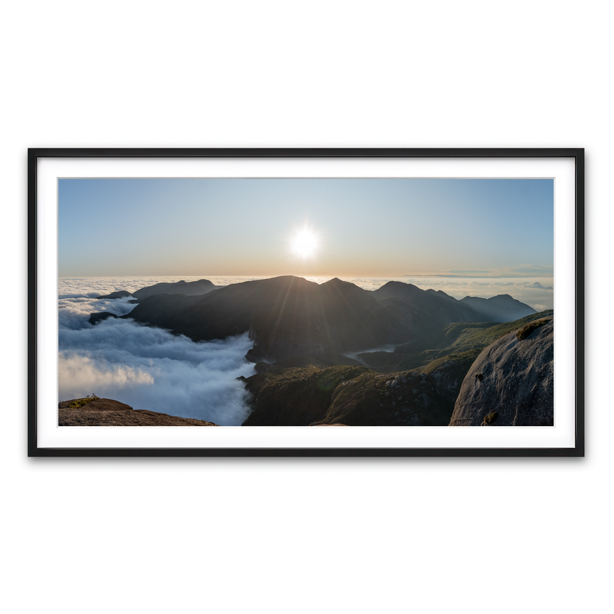Framed Print 2x1 Black