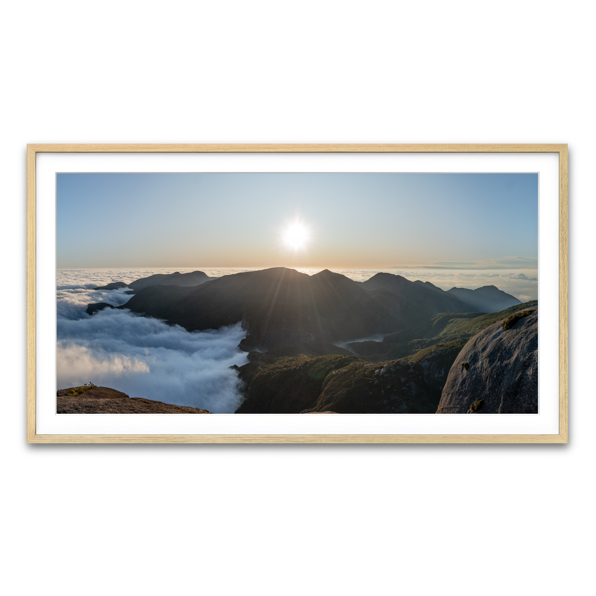 Framed Print 2x1 Natural