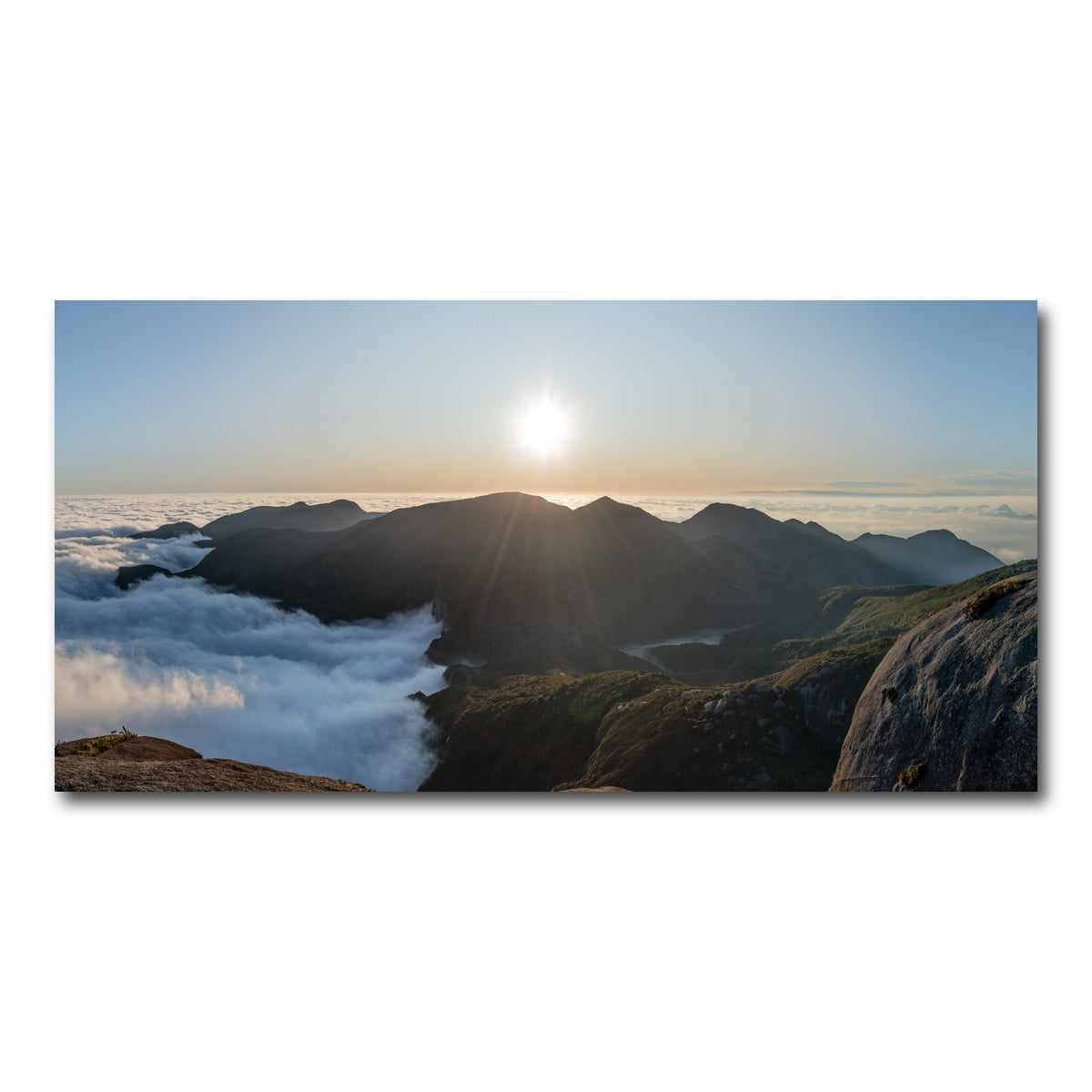 AUTO-MOCKUP WHITE | Sunset at Pedra do Sino Brazil | 1 Piece | Gallery Wrap Canvas | group=2x1