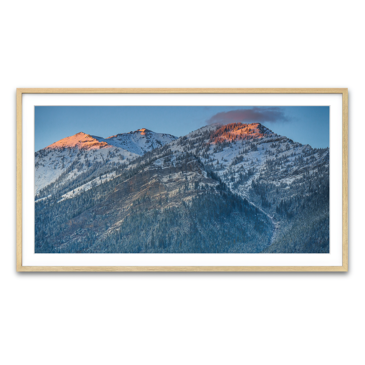 Framed Print 2x1 Natural