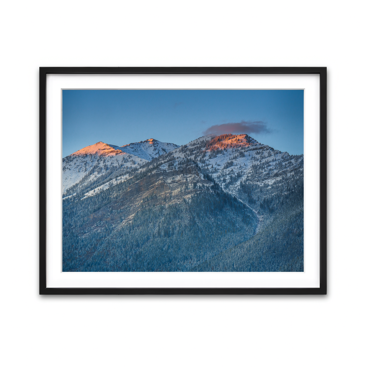 Framed Print 4x3 Black