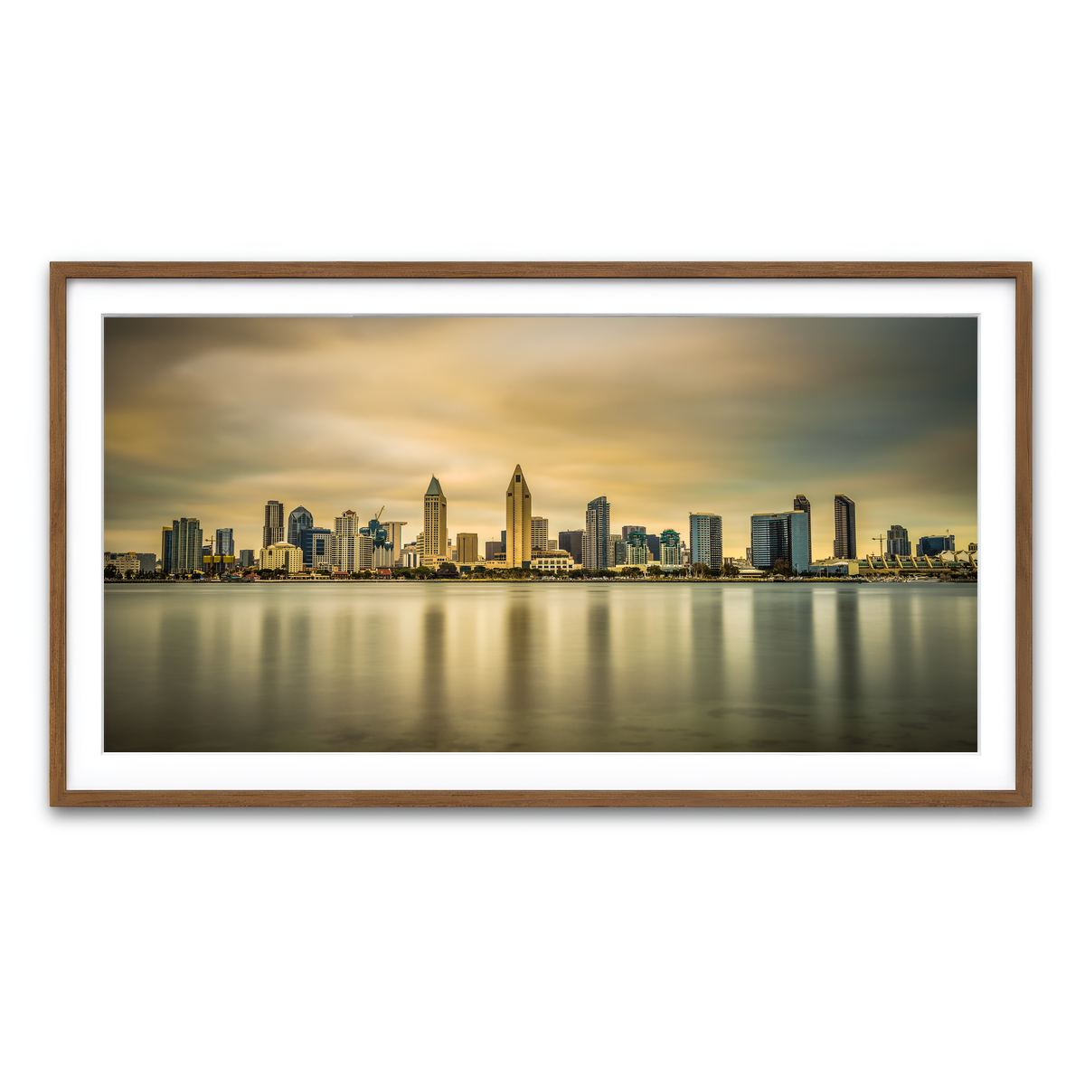 Framed Print 2x1 Walnut