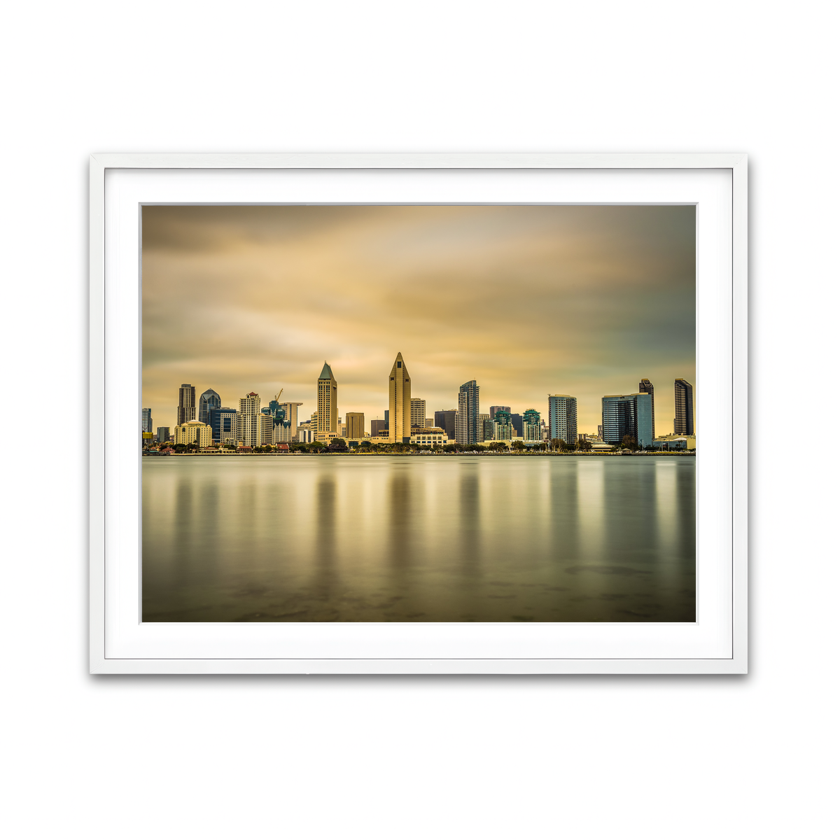 Framed Print 4x3 White