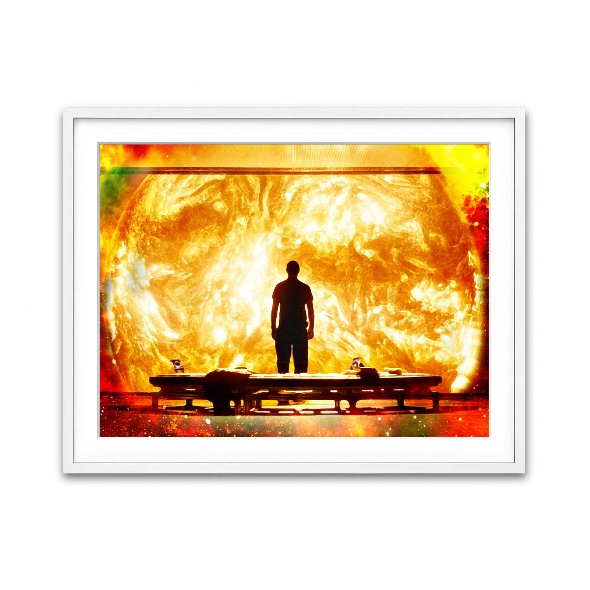 Framed Print 4x3 White