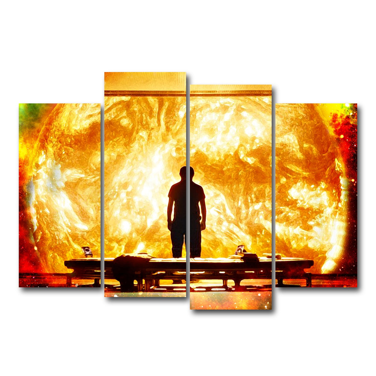 AUTO-MOCKUP WHITE | Sunshine | 4 Piece | Gallery Wrap Canvas | group=4_normal