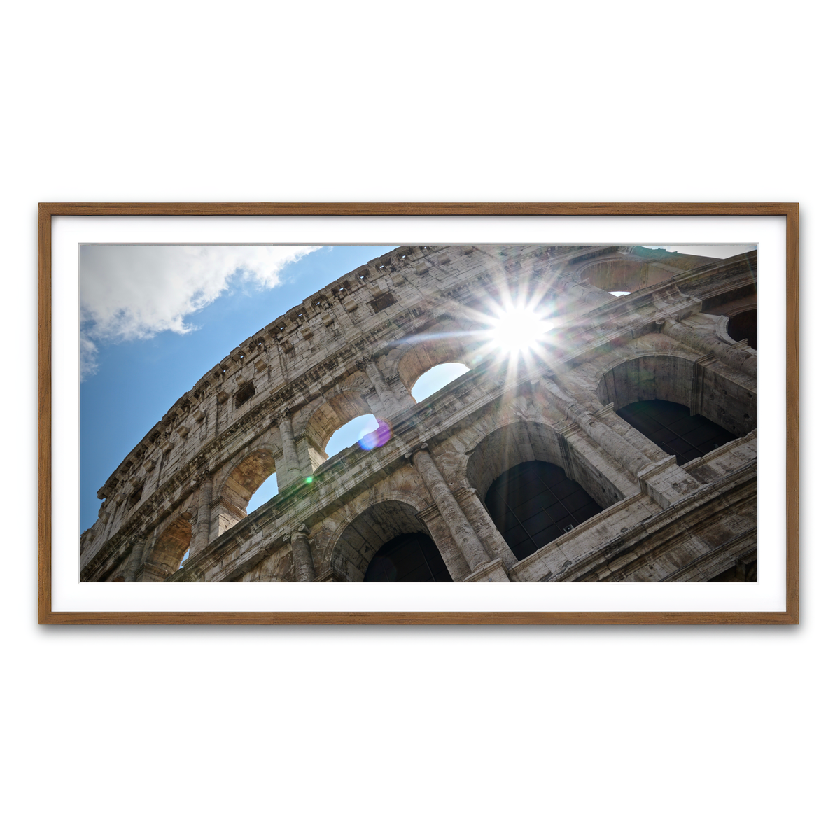 Framed Print 2x1 Walnut