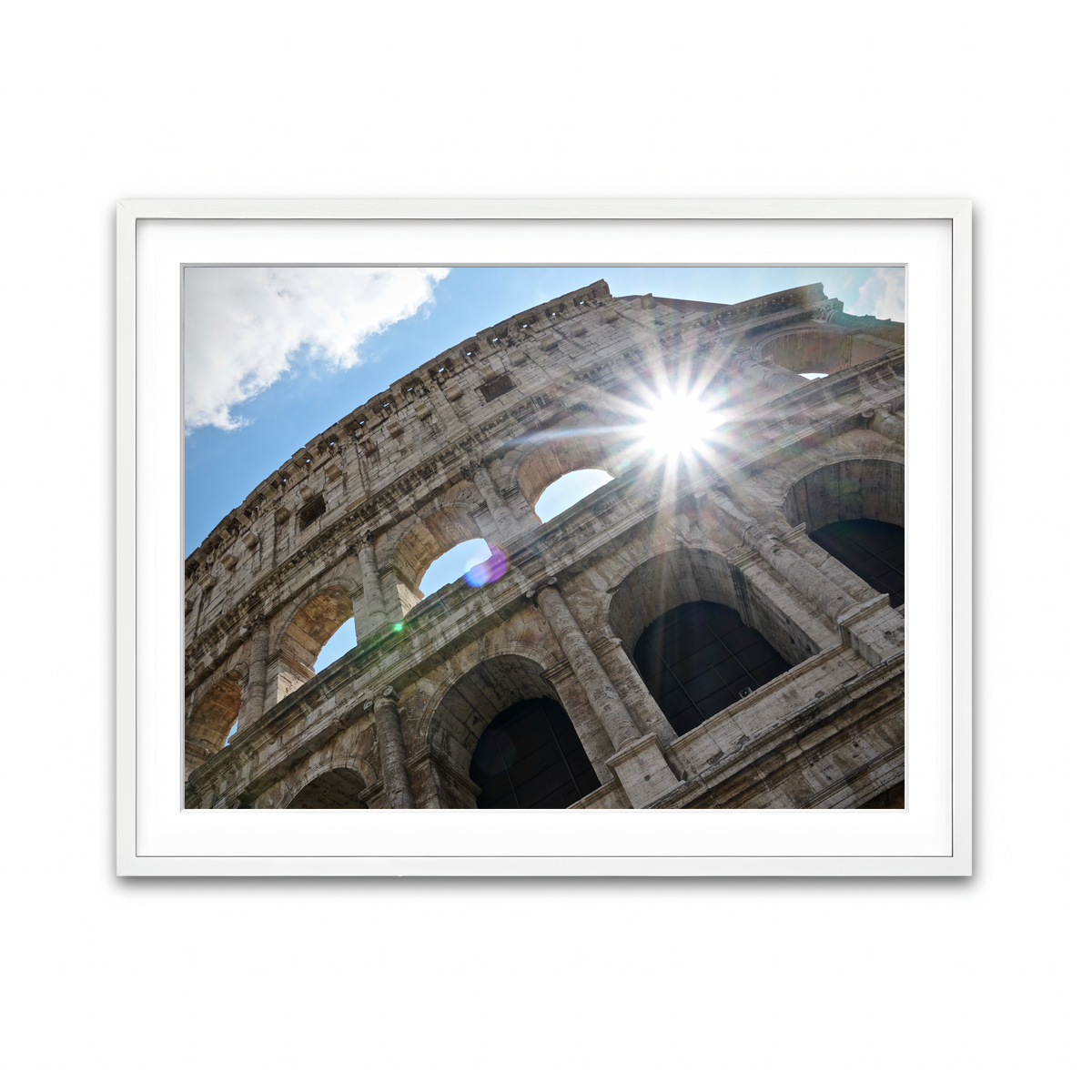 Framed Print 4x3 White