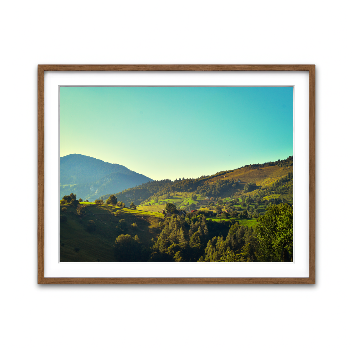 Framed Print 4x3 Walnut