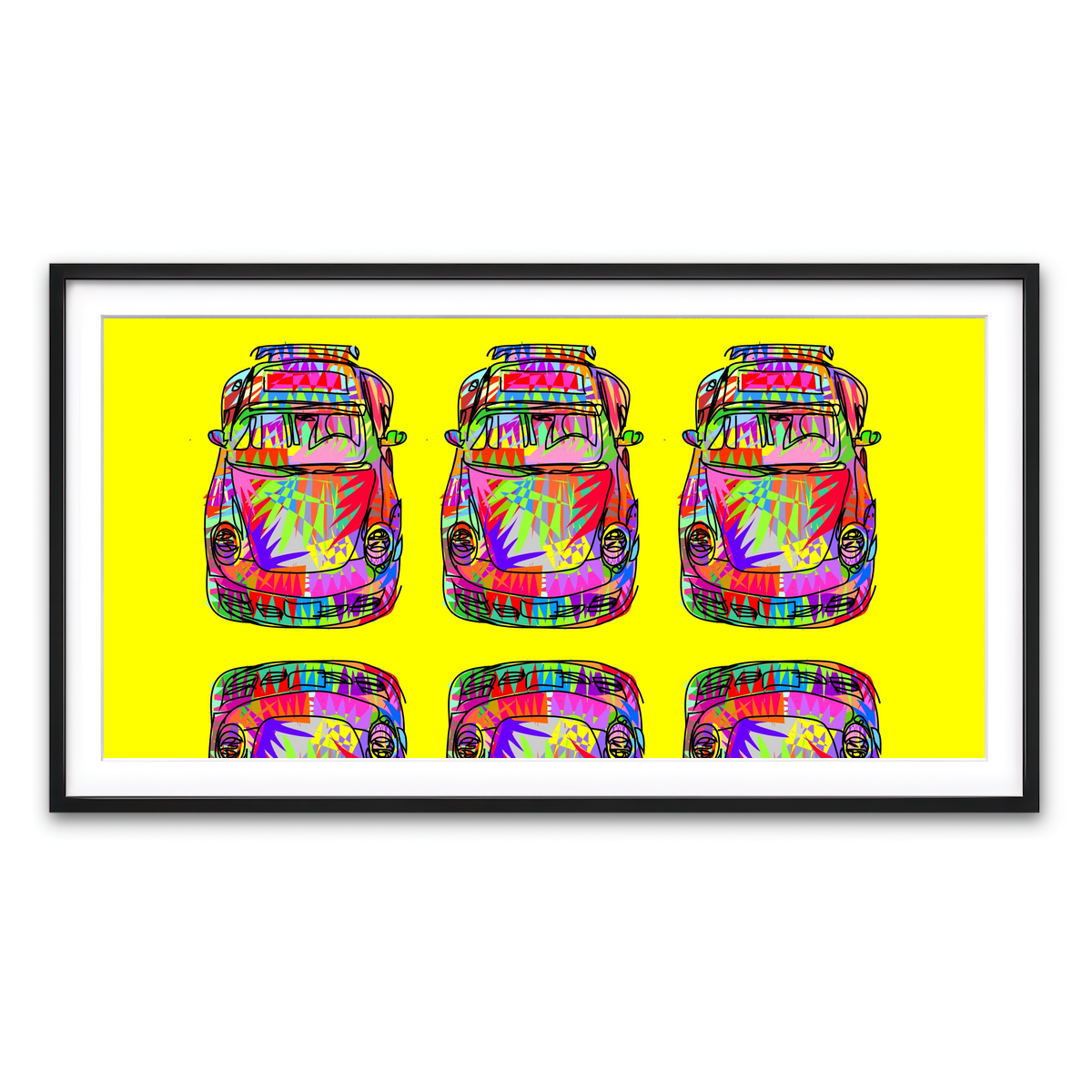 Framed Print 2x1 Black