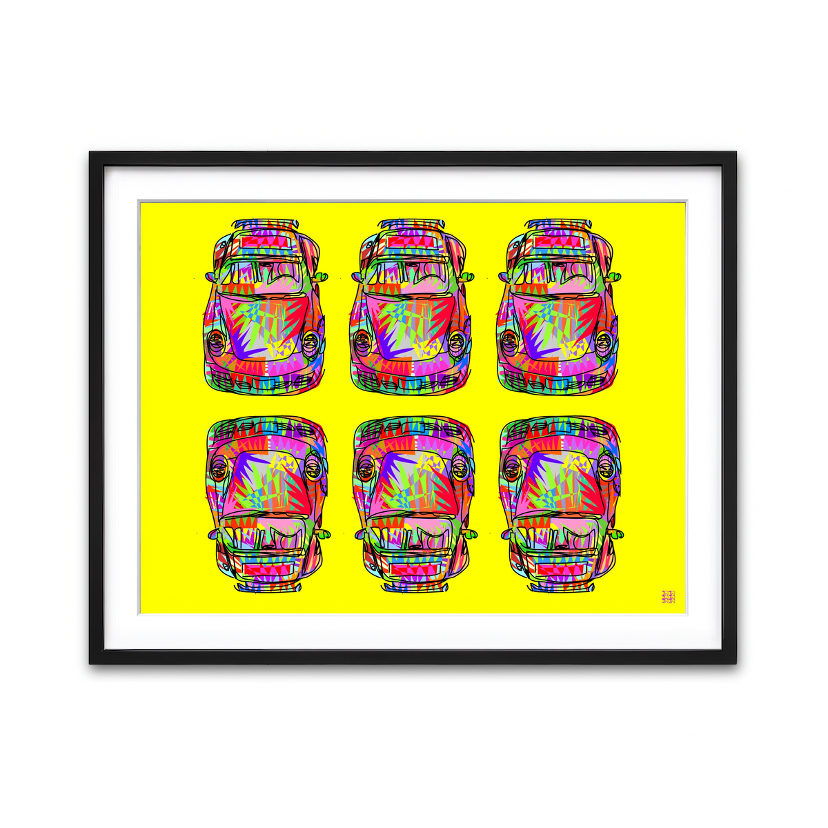 Framed Print 4x3 Black