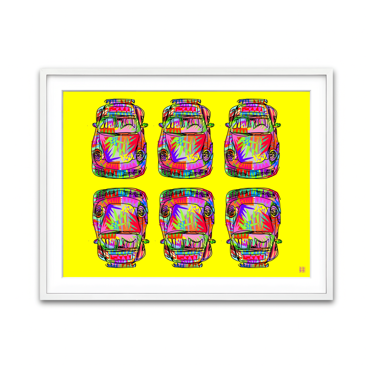 Framed Print 4x3 White