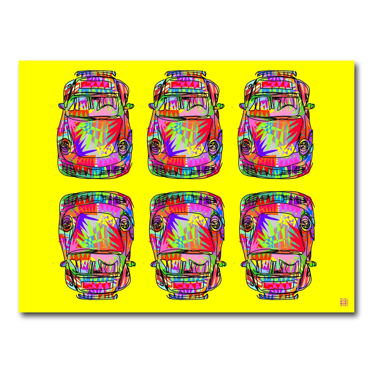 AUTO-MOCKUP WHITE | Super Wavy | 1 Piece | Gallery Wrap Canvas | group=4x3