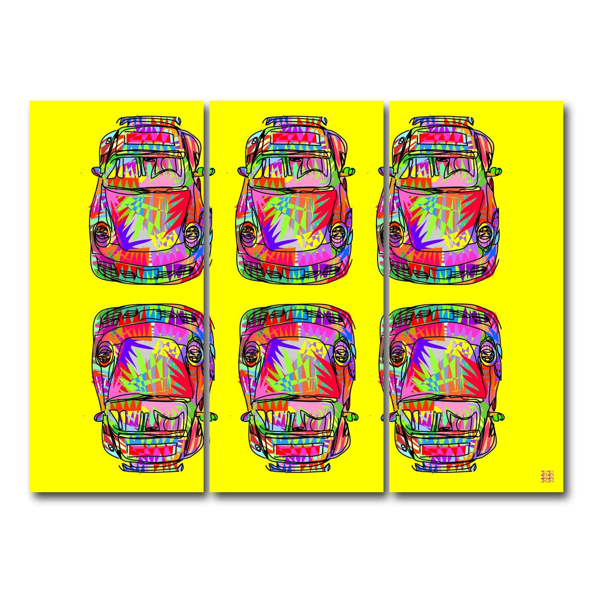 AUTO-MOCKUP WHITE | Super Wavy | 3 Piece | Gallery Wrap Canvas | group=8x18