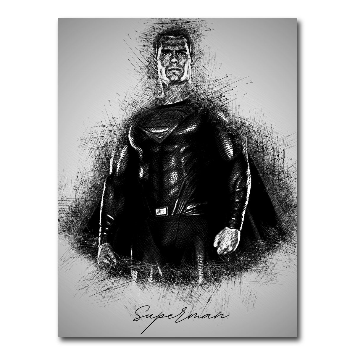 AUTO-MOCKUP WHITE | Superman | 1 Piece | Gallery Wrap Canvas | group=3x4