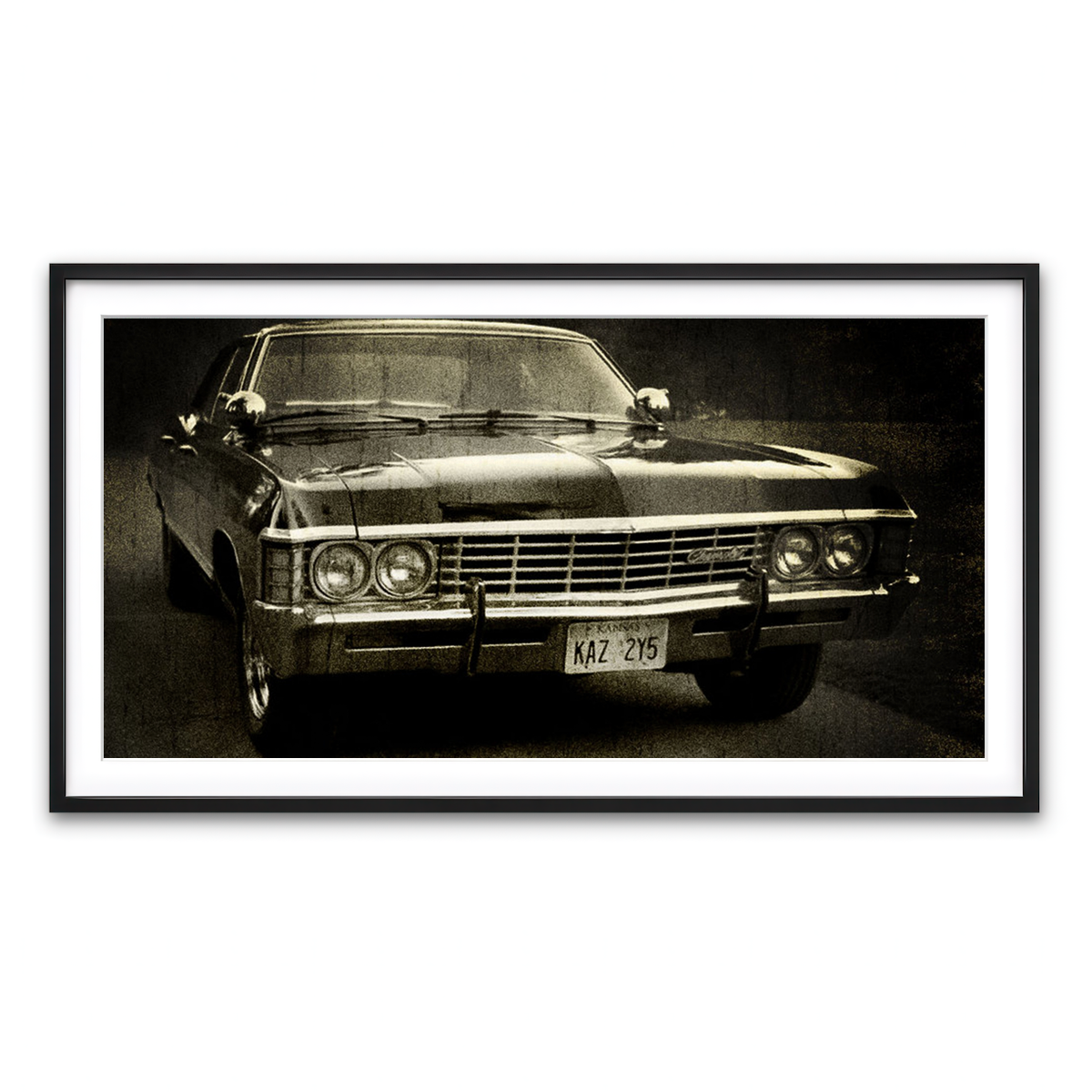 Framed Print 2x1 Black