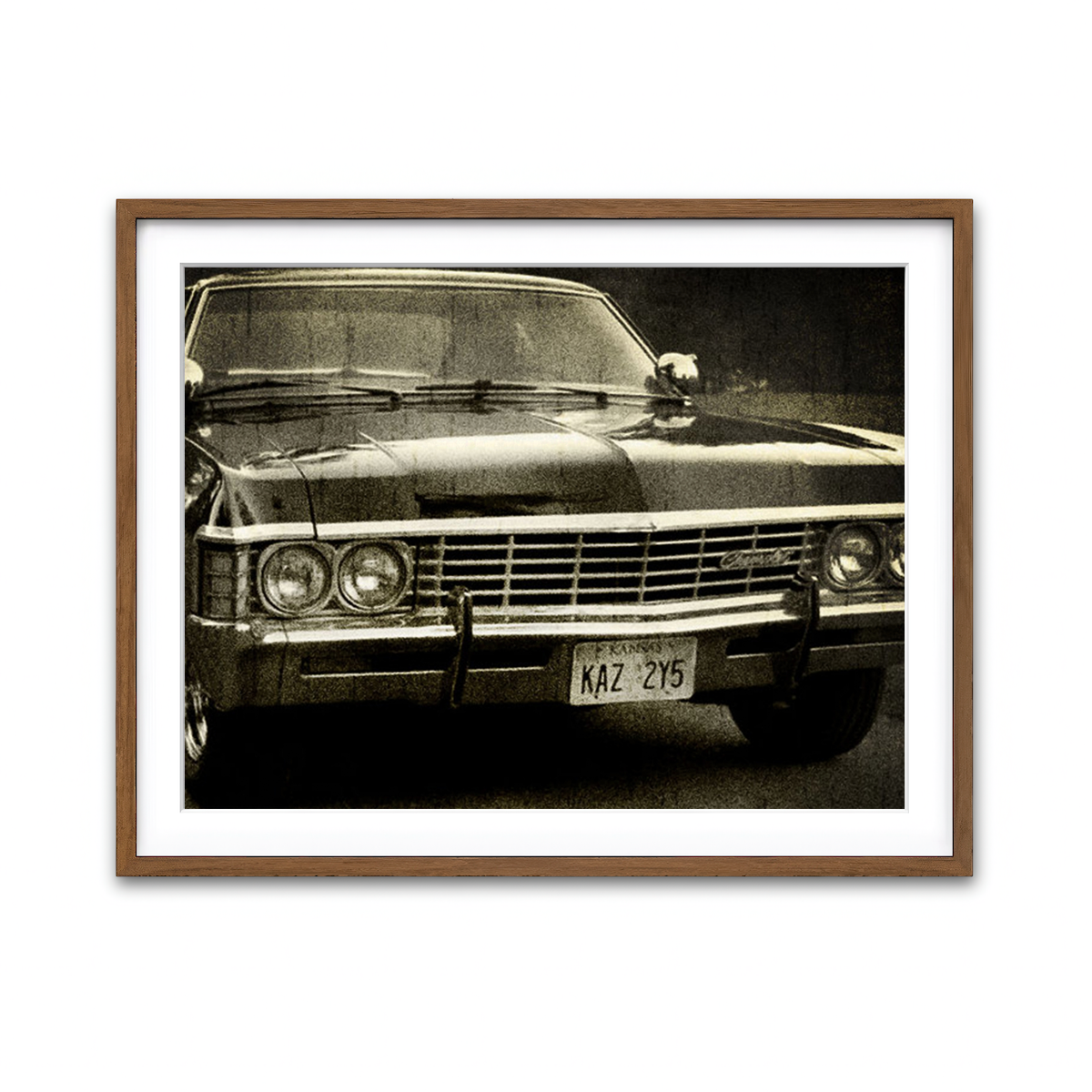 Framed Print 4x3 Walnut