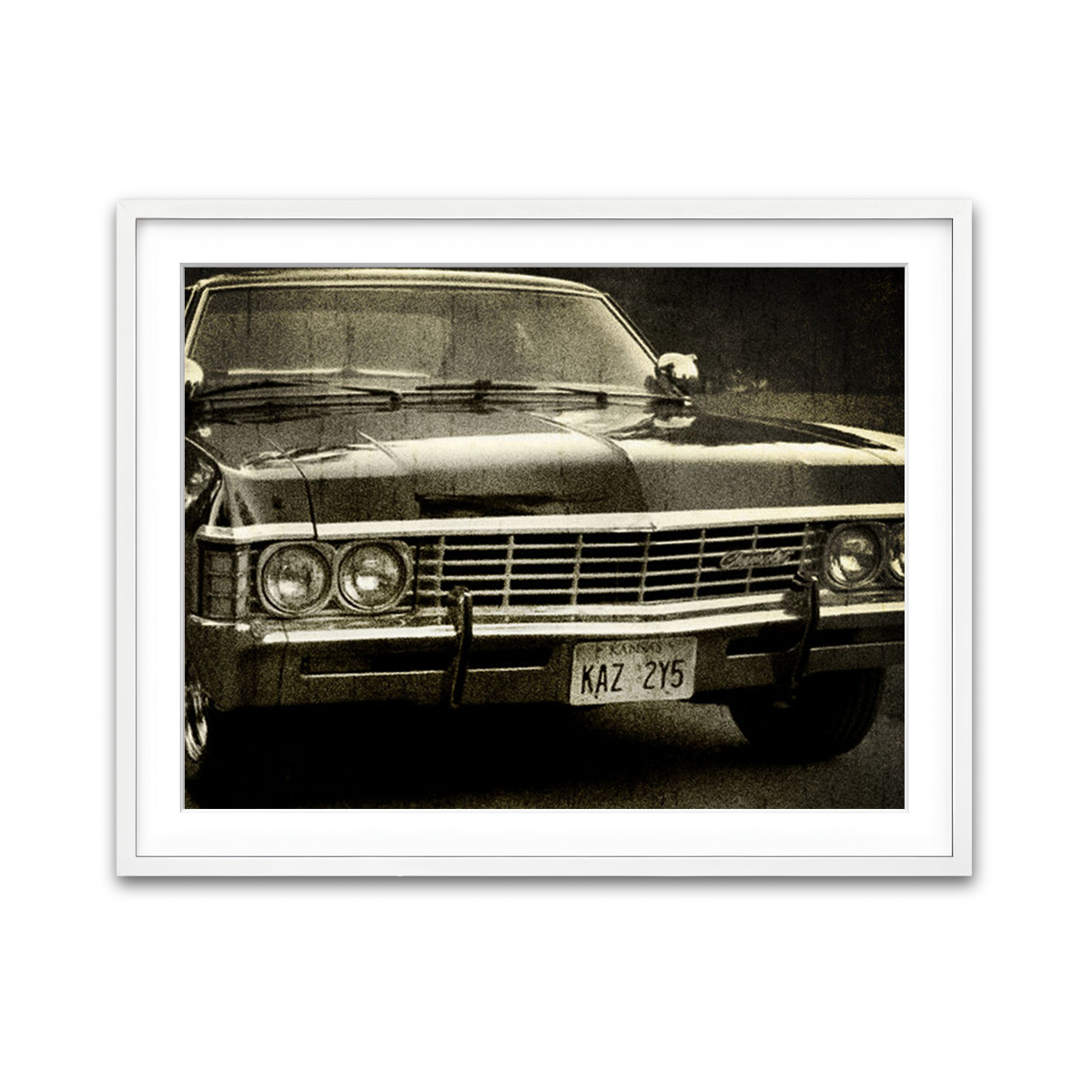 Framed Print 4x3 White