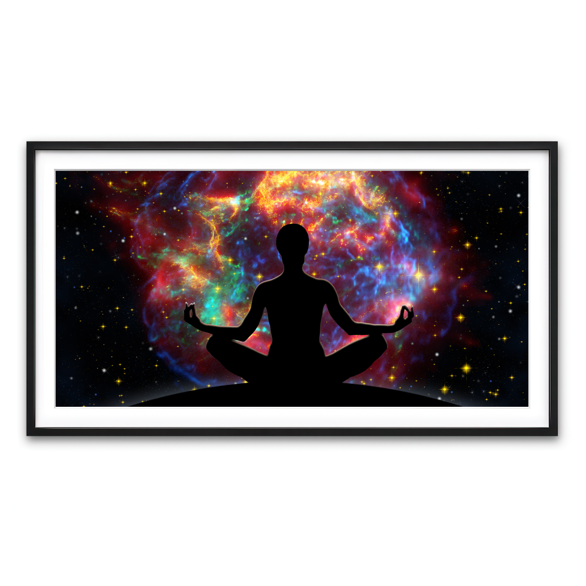 Framed Print 2x1 Black