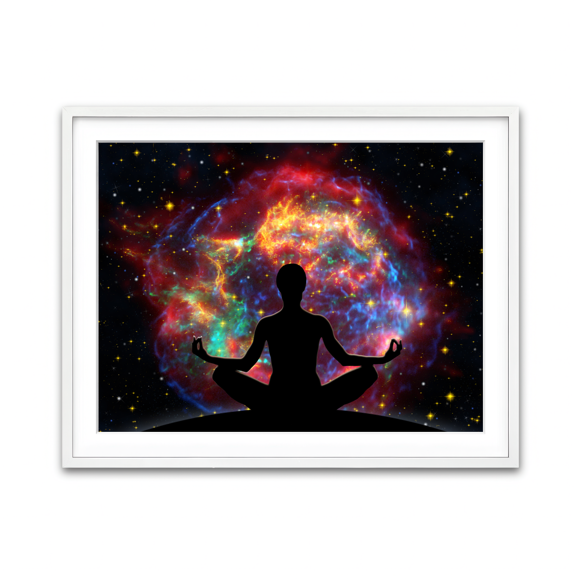 Framed Print 4x3 White