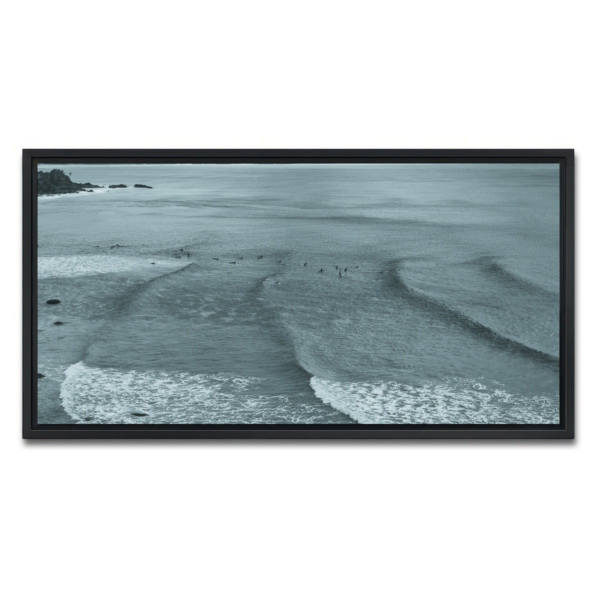 AUTO-MOCKUP WHITE | Surf Days | 1 Piece | Black Framed Canvas | group=2x1