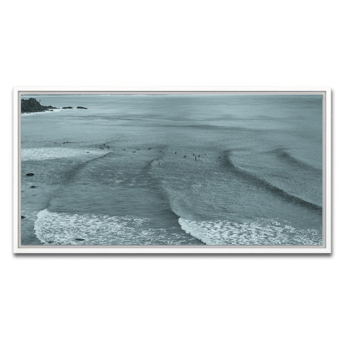 AUTO-MOCKUP WHITE | Surf Days | 1 Piece | White Framed Canvas | group=2x1