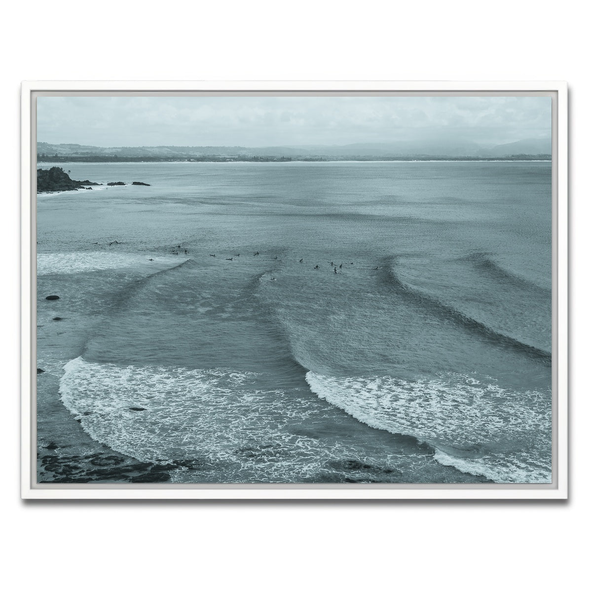 AUTO-MOCKUP WHITE | Surf Days | 1 Piece | White Framed Canvas | group=4x3