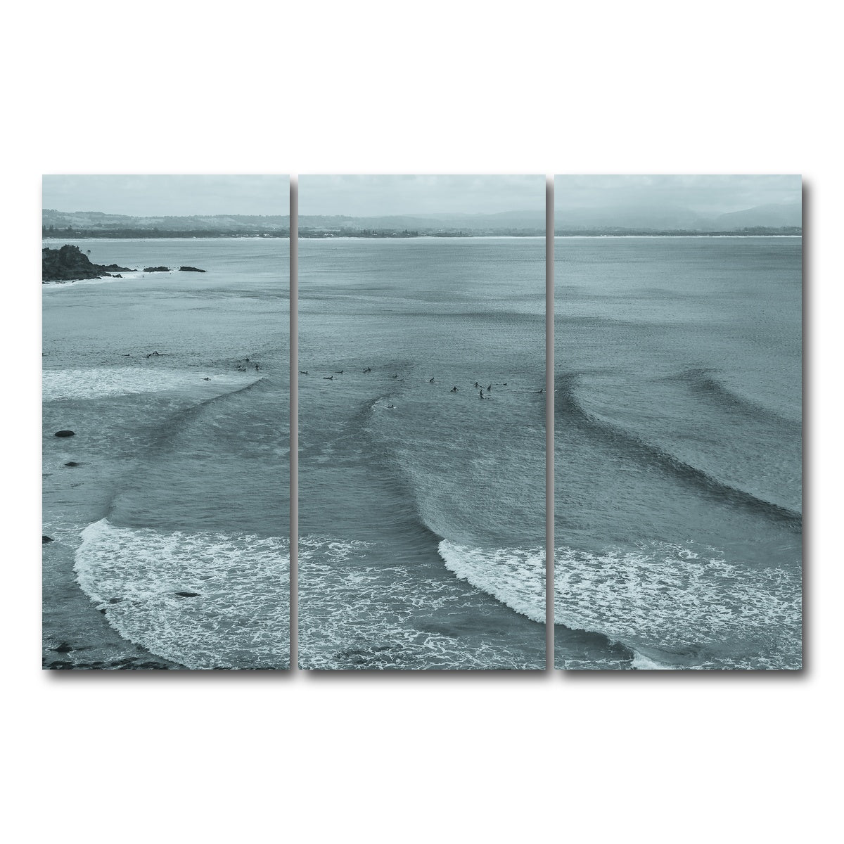 AUTO-MOCKUP WHITE | Surf Days | 3 Piece | Gallery Wrap Canvas | group=12x24