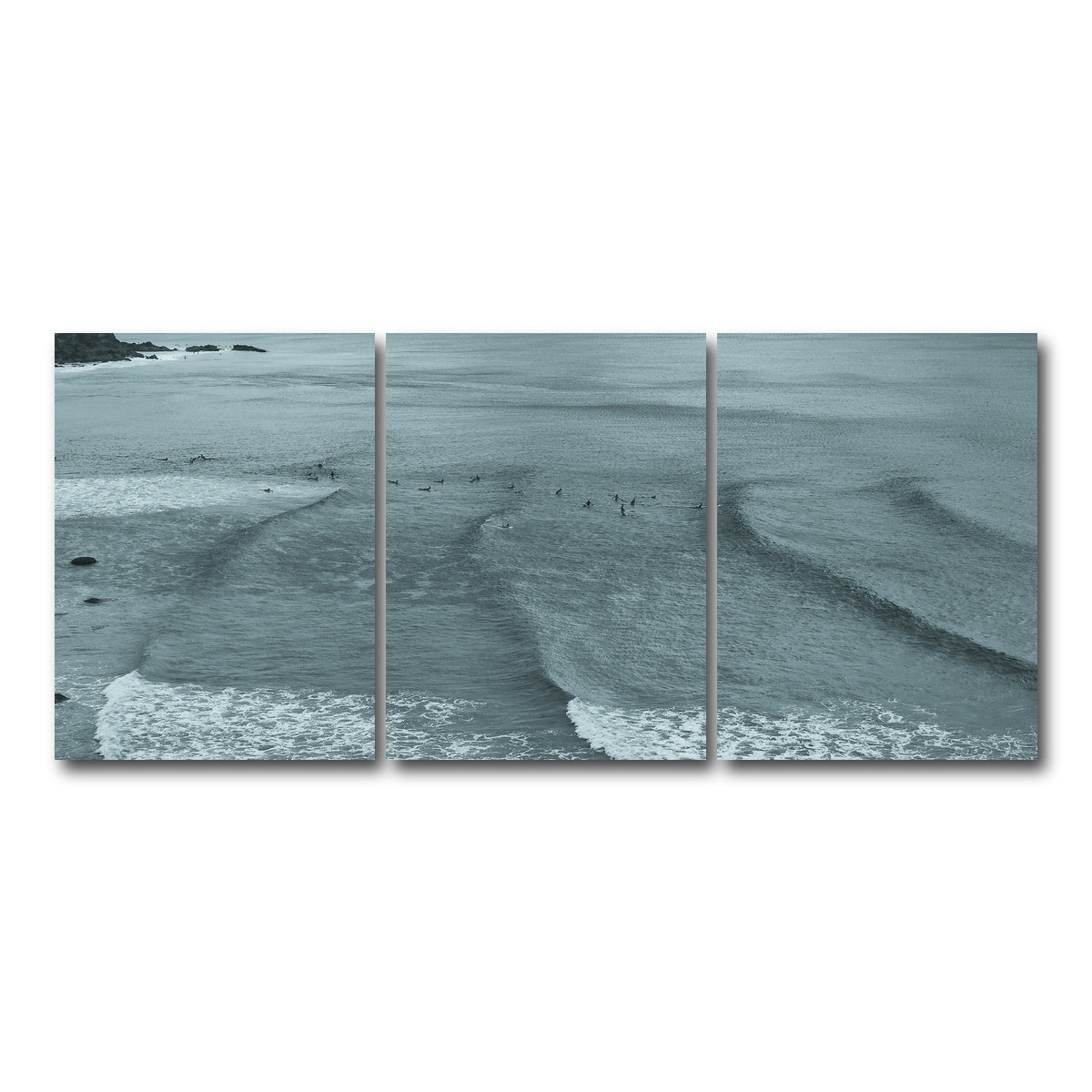 AUTO-MOCKUP WHITE | Surf Days | 3 Piece | Gallery Wrap Canvas | group=18x24