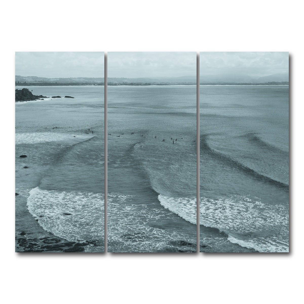 AUTO-MOCKUP WHITE | Surf Days | 3 Piece | Gallery Wrap Canvas | group=8x18