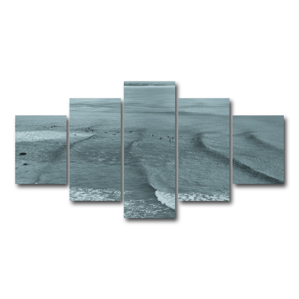 AUTO-MOCKUP WHITE | Surf Days | 5 Piece | Gallery Wrap Canvas | group=5_short