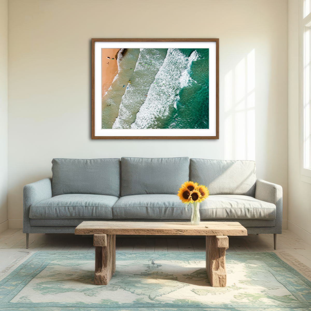 AUTO-MOCKUP ROOM | Surfs Up Wall Art