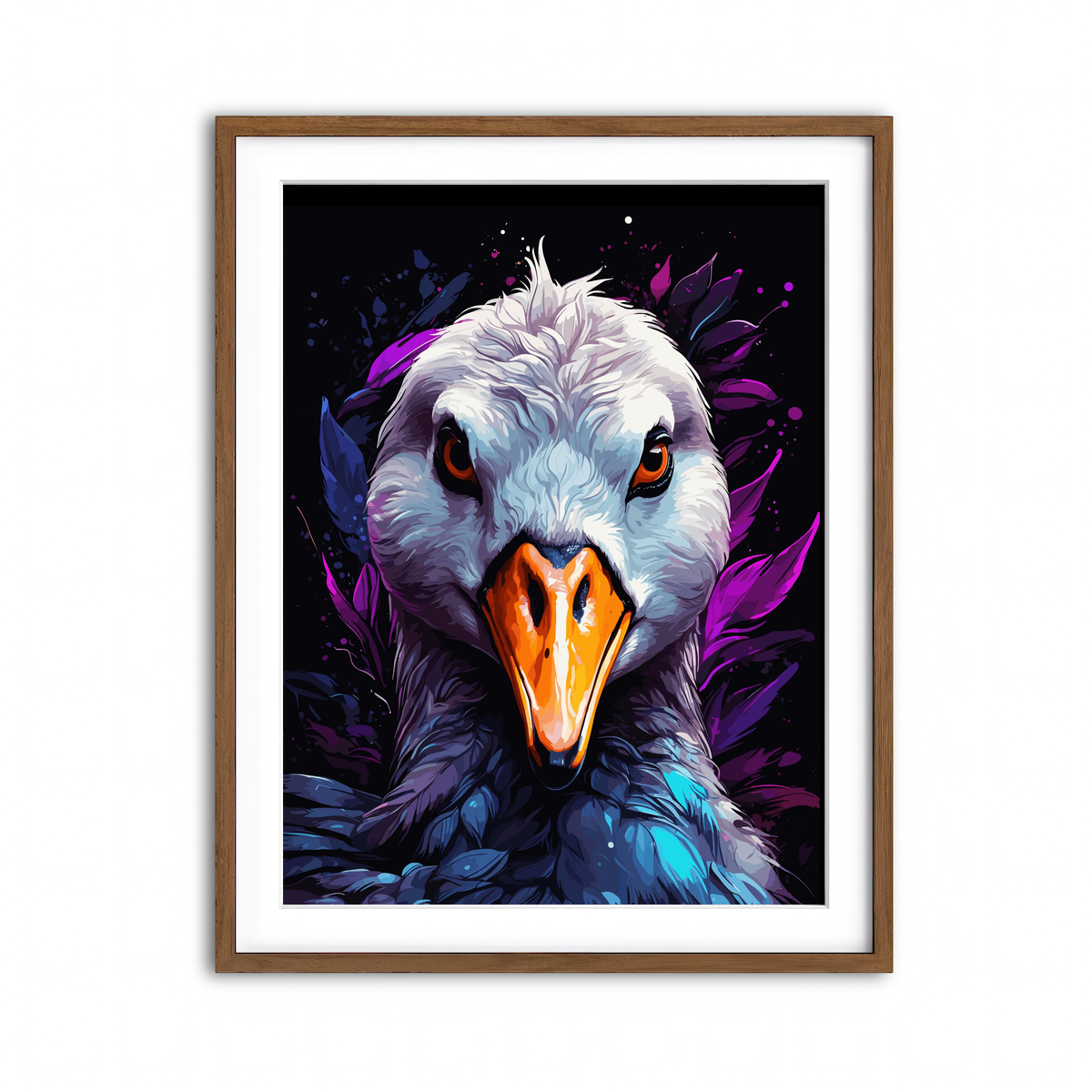 Framed Print 3x4 Walnut