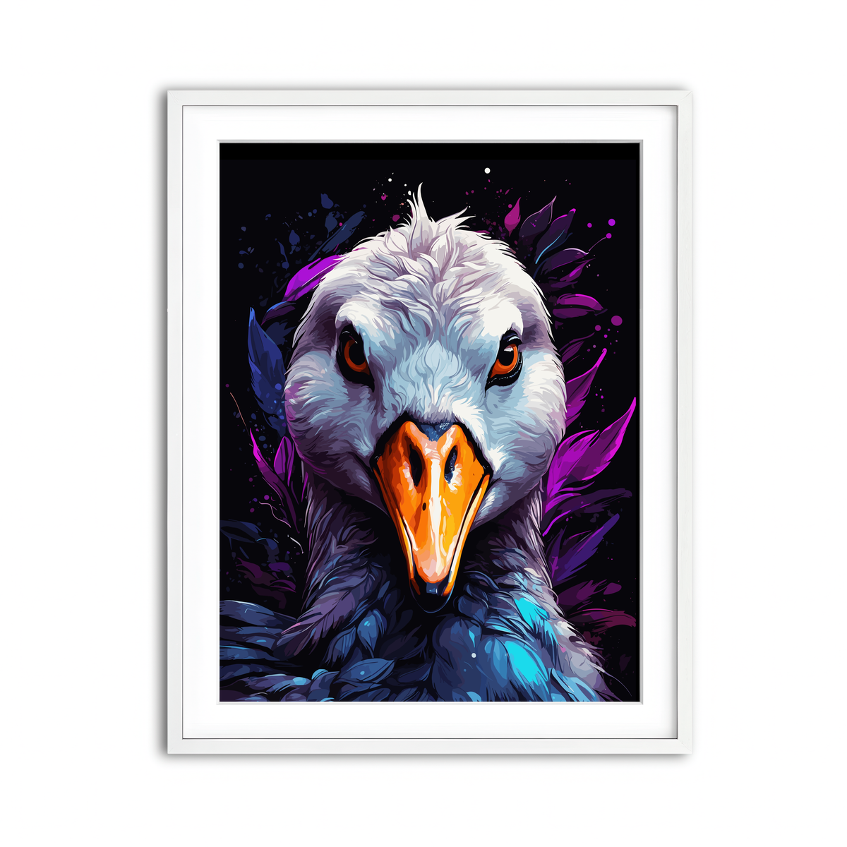 Framed Print 3x4 White