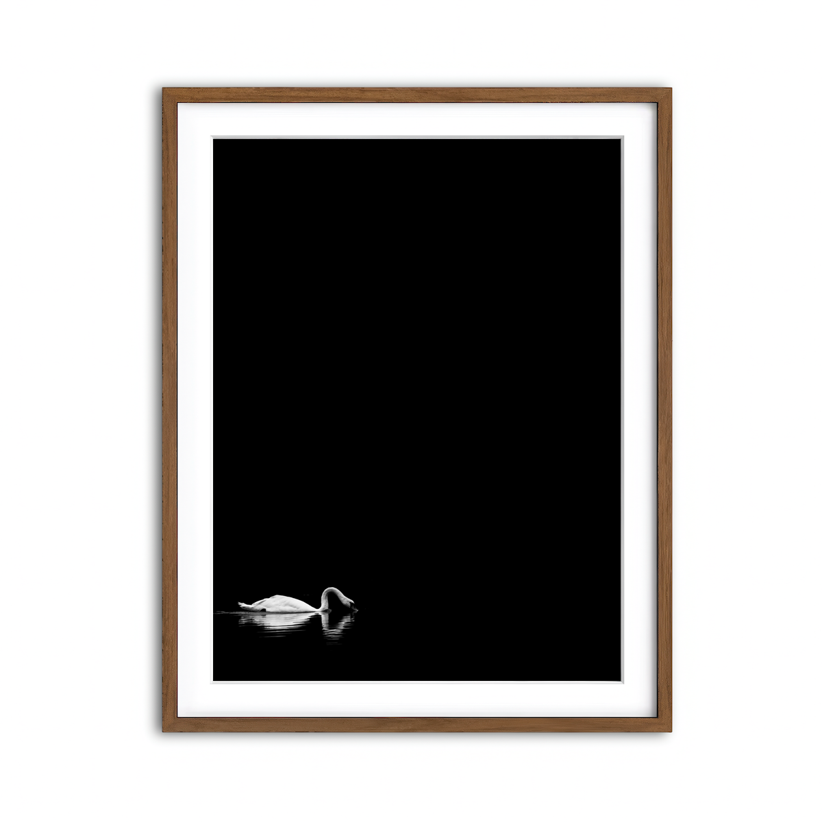 Framed Print 3x4 Walnut