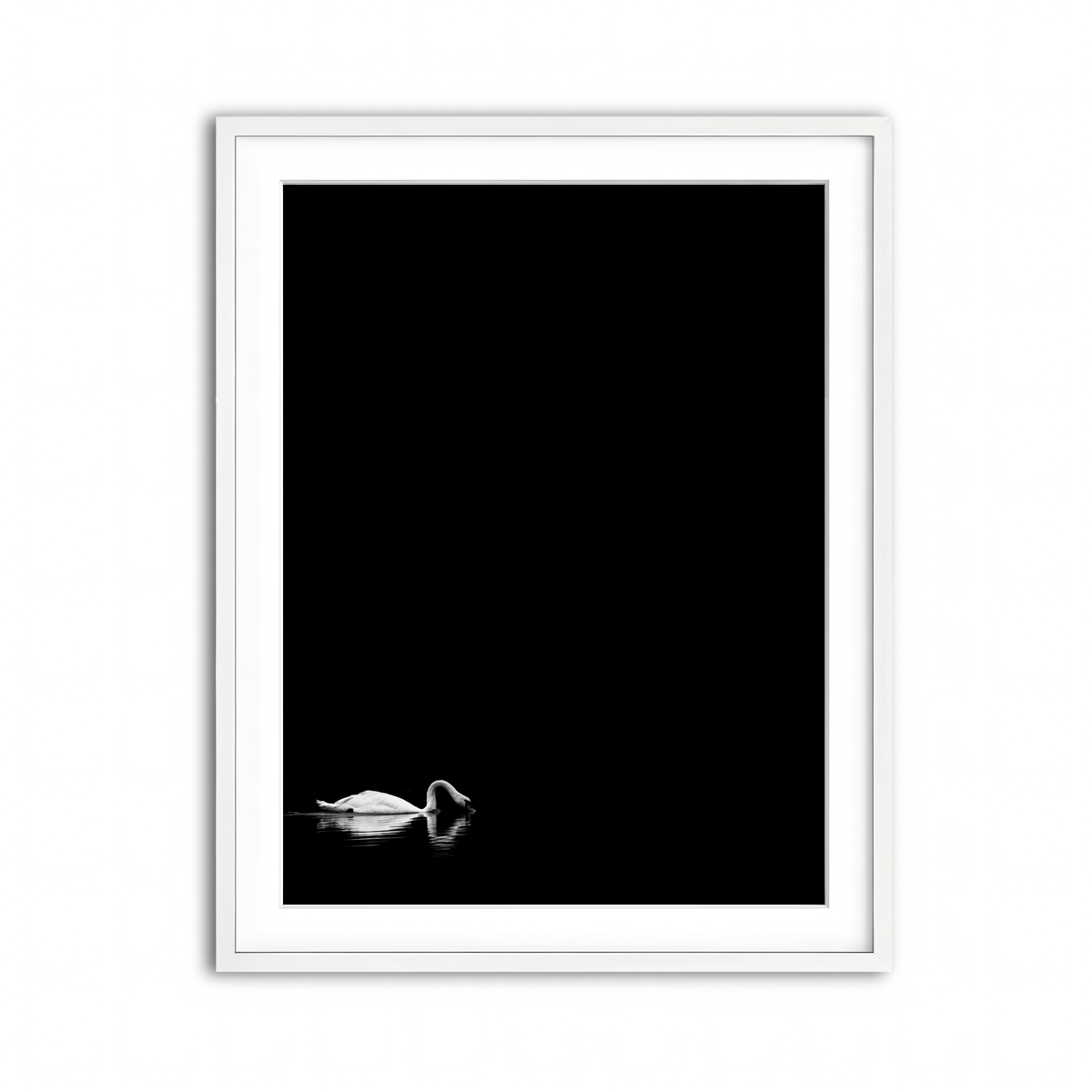 Framed Print 3x4 White