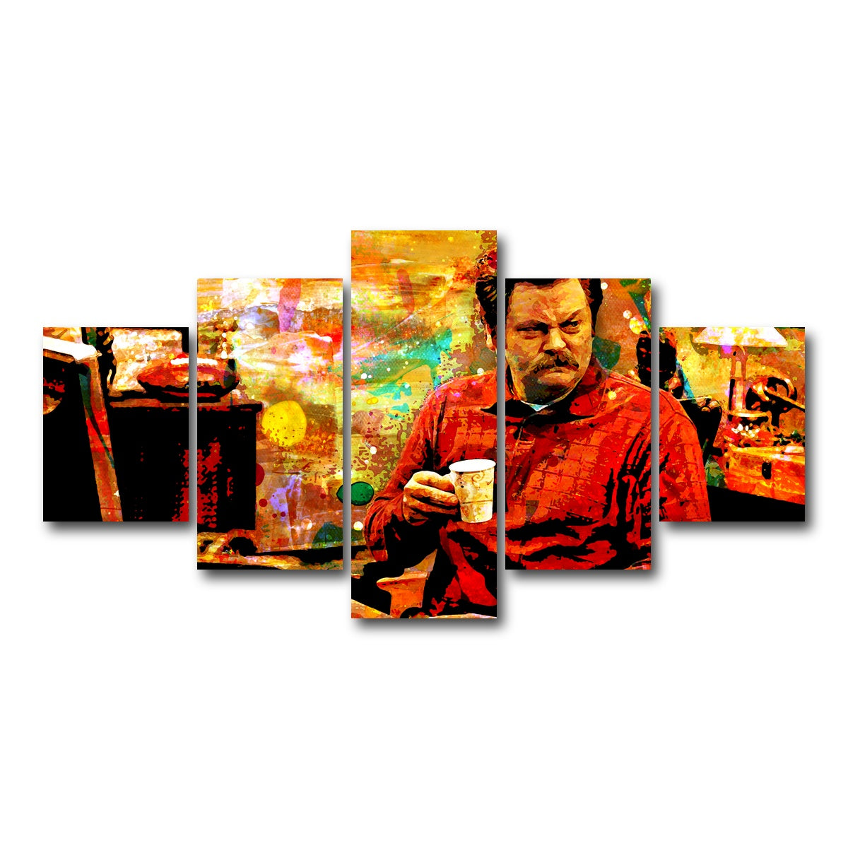 AUTO-MOCKUP WHITE | Swanson | 5 Piece | Gallery Wrap Canvas | group=5_short