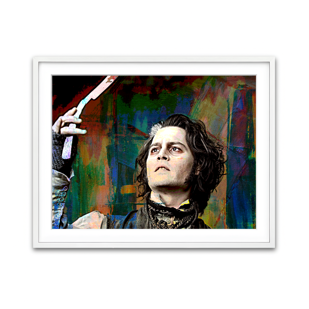 Framed Print 4x3 White