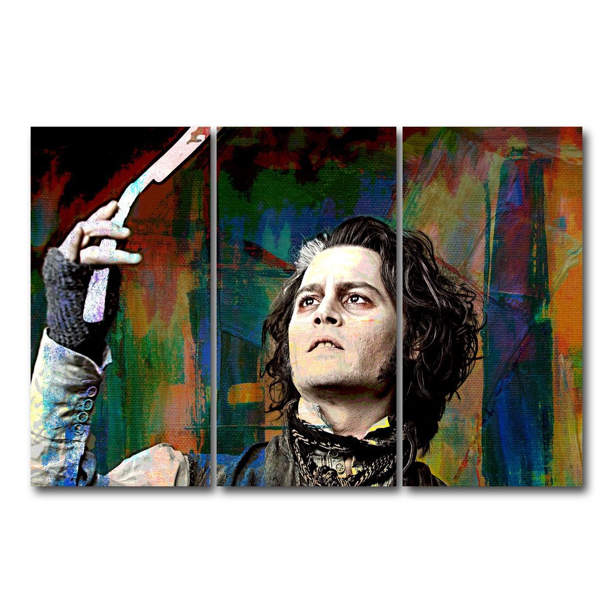 AUTO-MOCKUP WHITE | Sweeney Todd | 3 Piece | Gallery Wrap Canvas | group=12x24