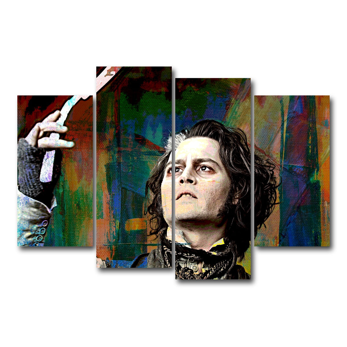 AUTO-MOCKUP WHITE | Sweeney Todd | 4 Piece | Gallery Wrap Canvas | group=4_short