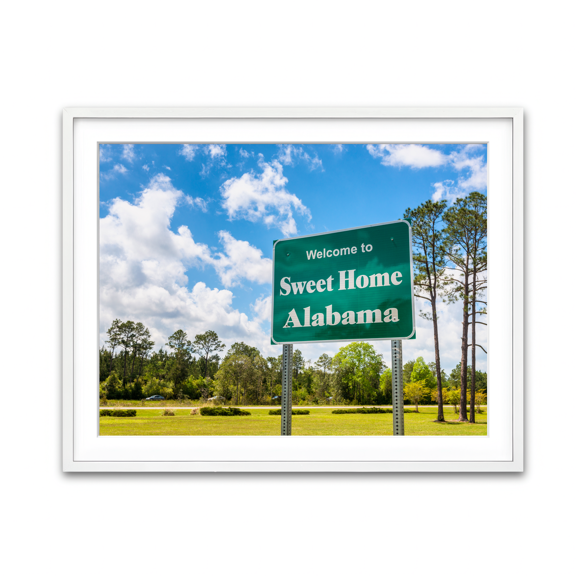 Framed Print 4x3 White