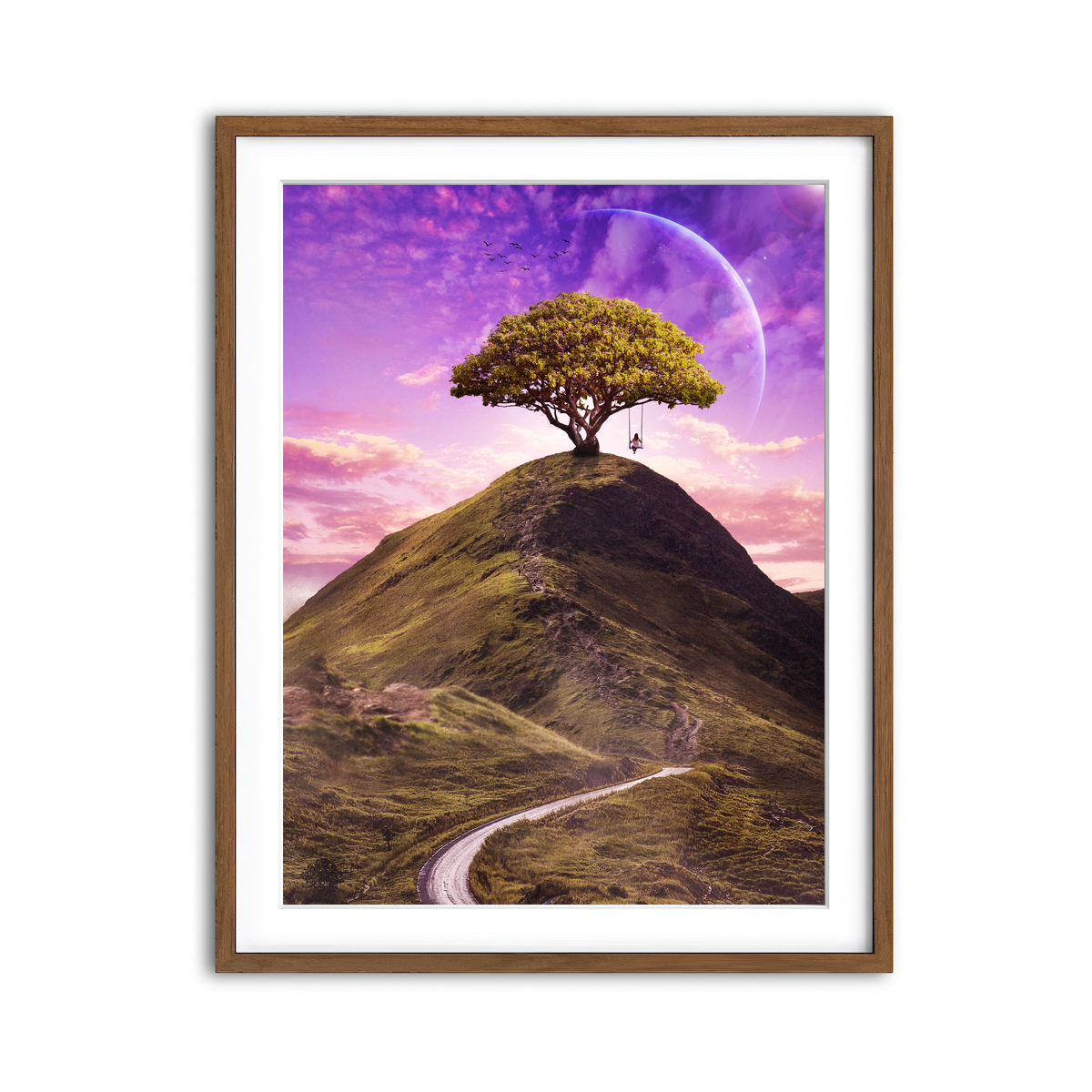 Framed Print 3x4 Walnut