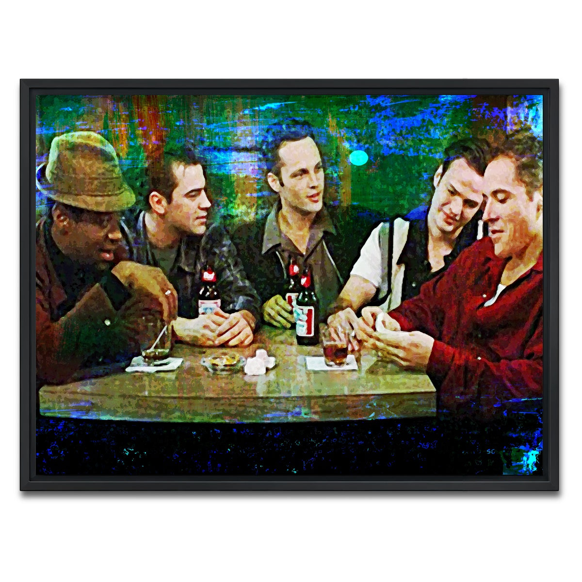 AUTO-MOCKUP WHITE | Swingers | 1 Piece | Black Framed Canvas | group=4x3
