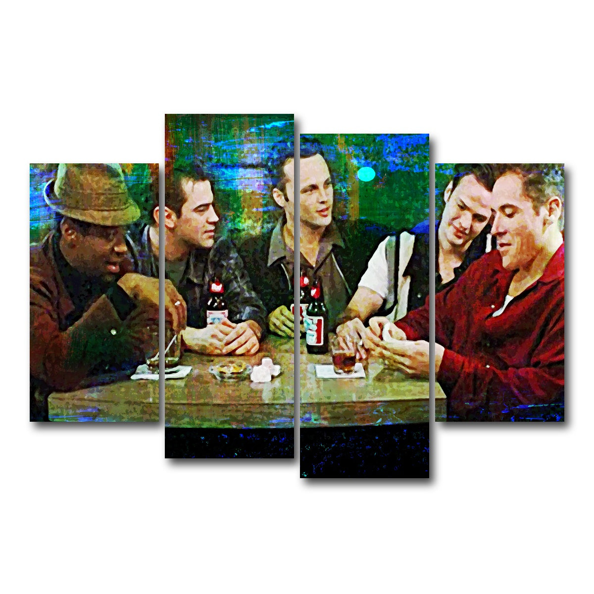 AUTO-MOCKUP WHITE | Swingers | 4 Piece | Gallery Wrap Canvas | group=4_short