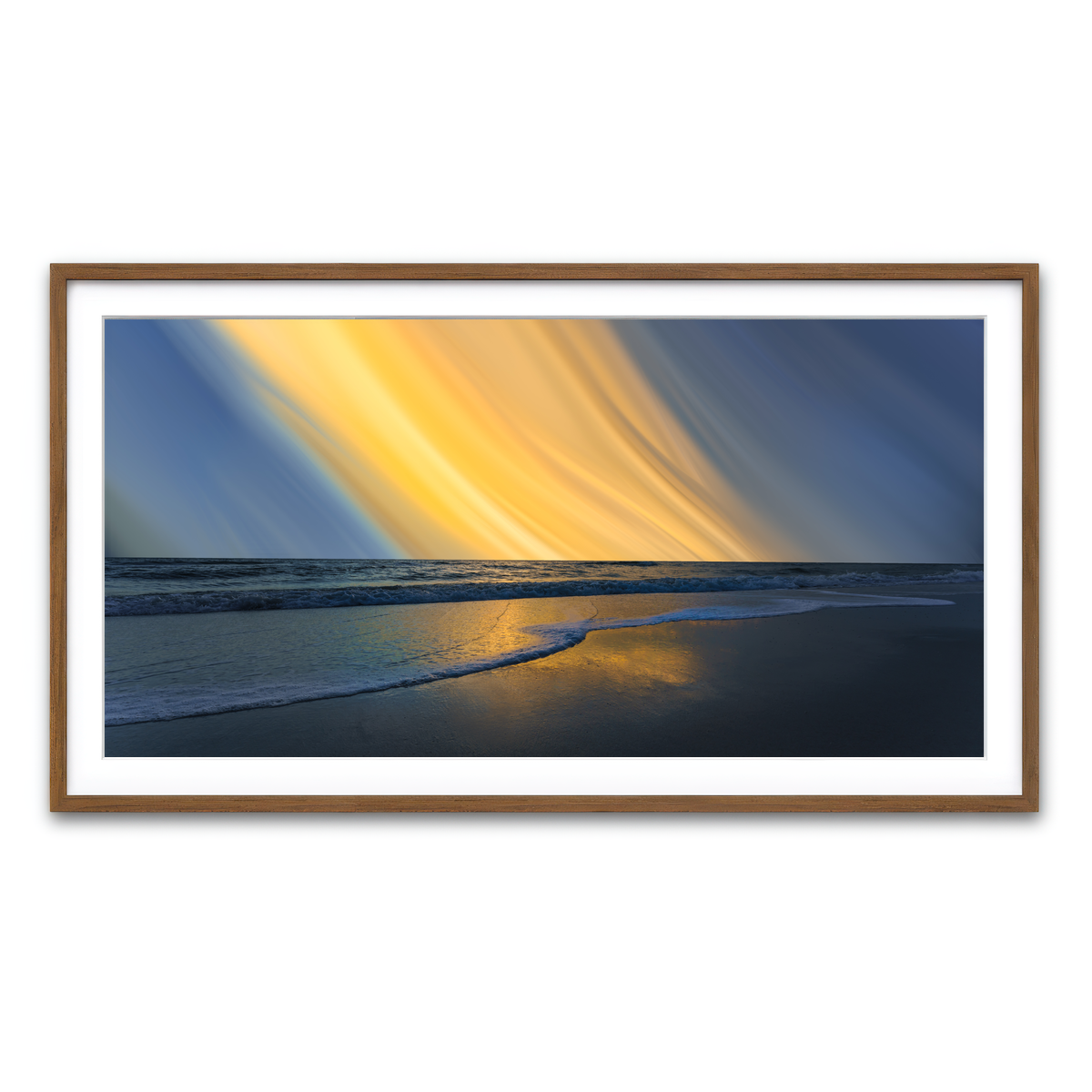 Framed Print 2x1 Walnut