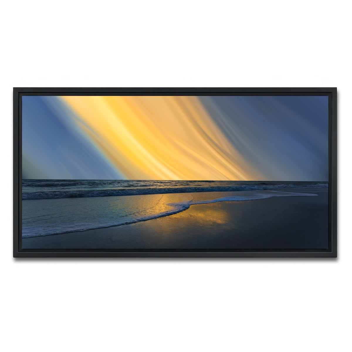 AUTO-MOCKUP WHITE | Swoosh | 1 Piece | Black Framed Canvas | group=2x1